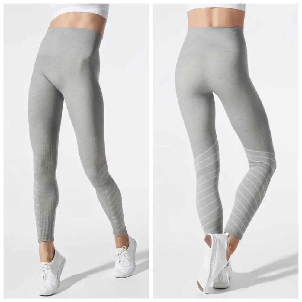Blanqi Light Gray Sport Support Hipster‎ Contour Legging Size S